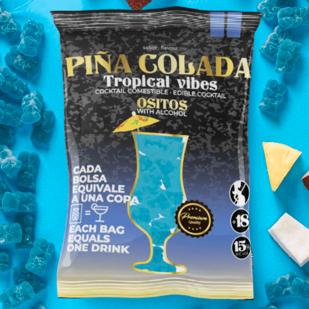Gomas C/Álcool - Piña Colada 120g